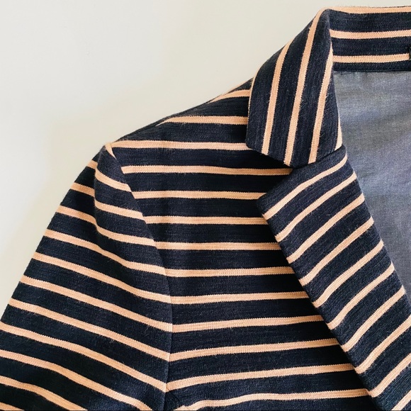 New J.Crew Black Stripes Blazer - Picture 4 of 7